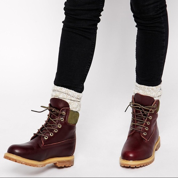 Timberland Shoes - Timberland Burgundy Boots
